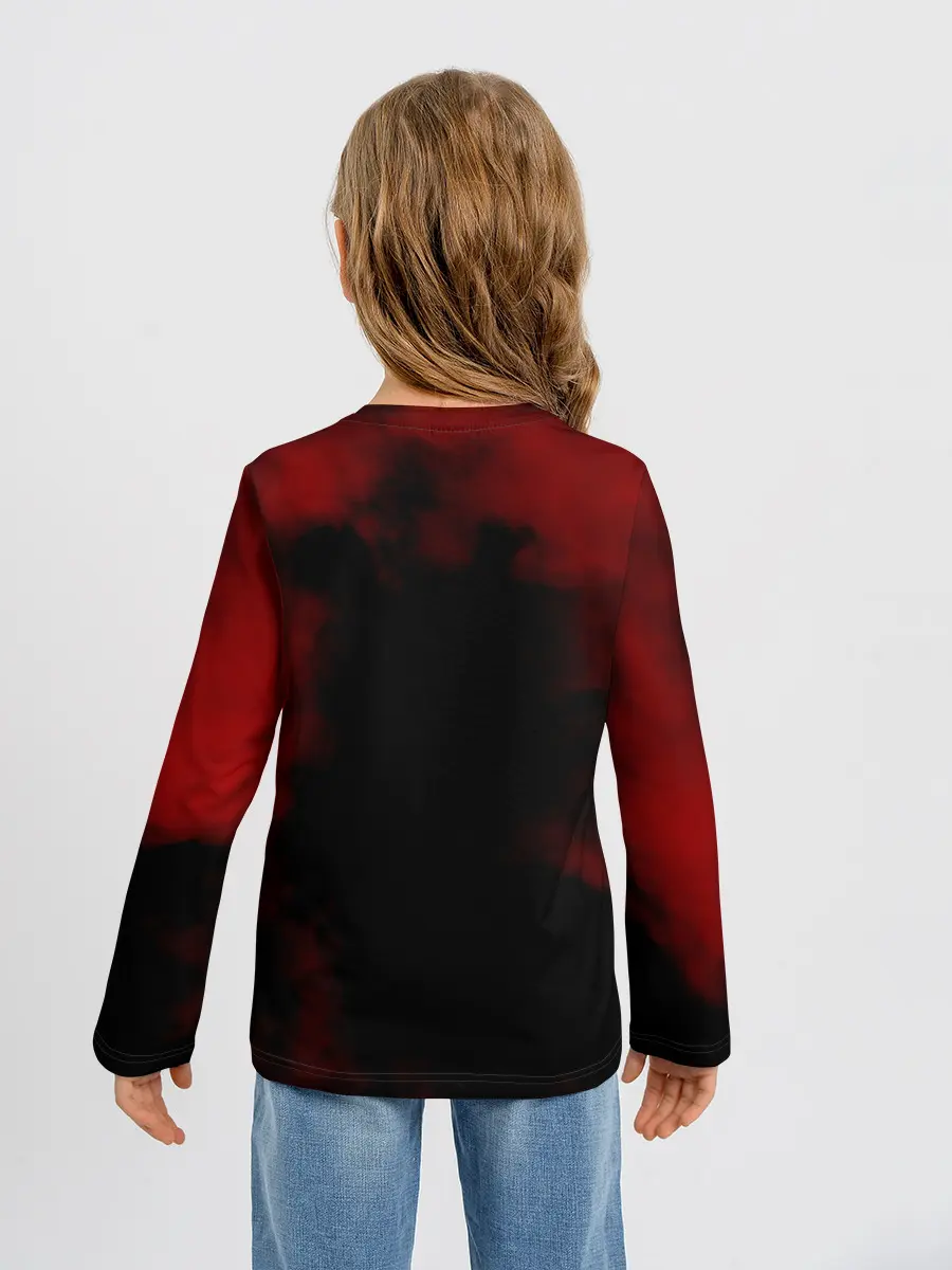 Детский лонгслив / Kiss