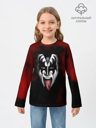 Детский лонгслив / Kiss