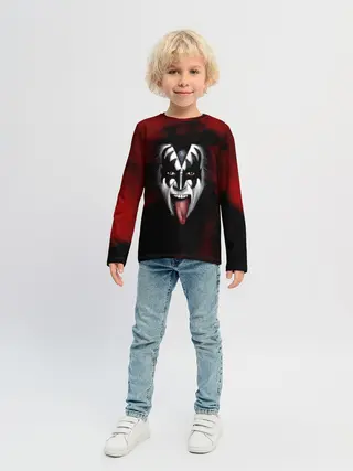 Детский лонгслив / Kiss
