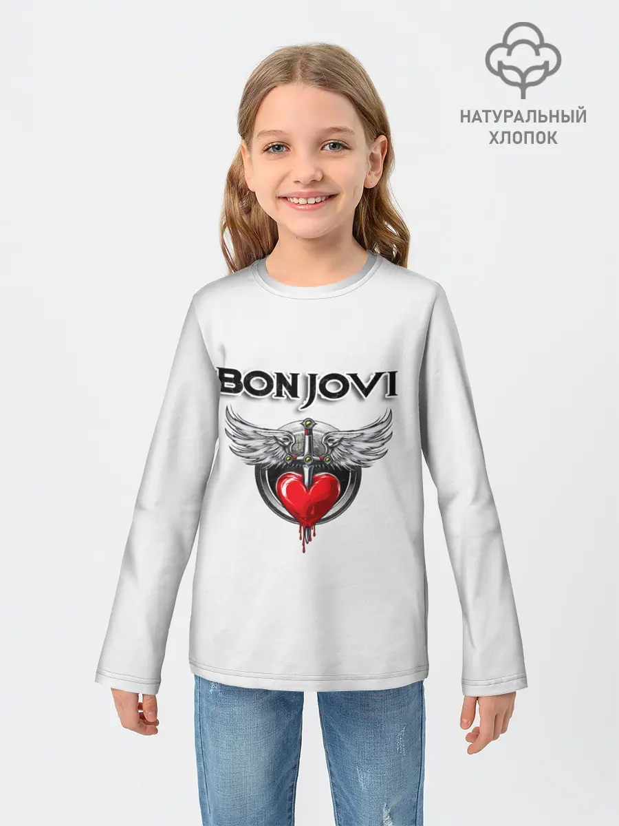 Детский лонгслив / Bon Jovi
