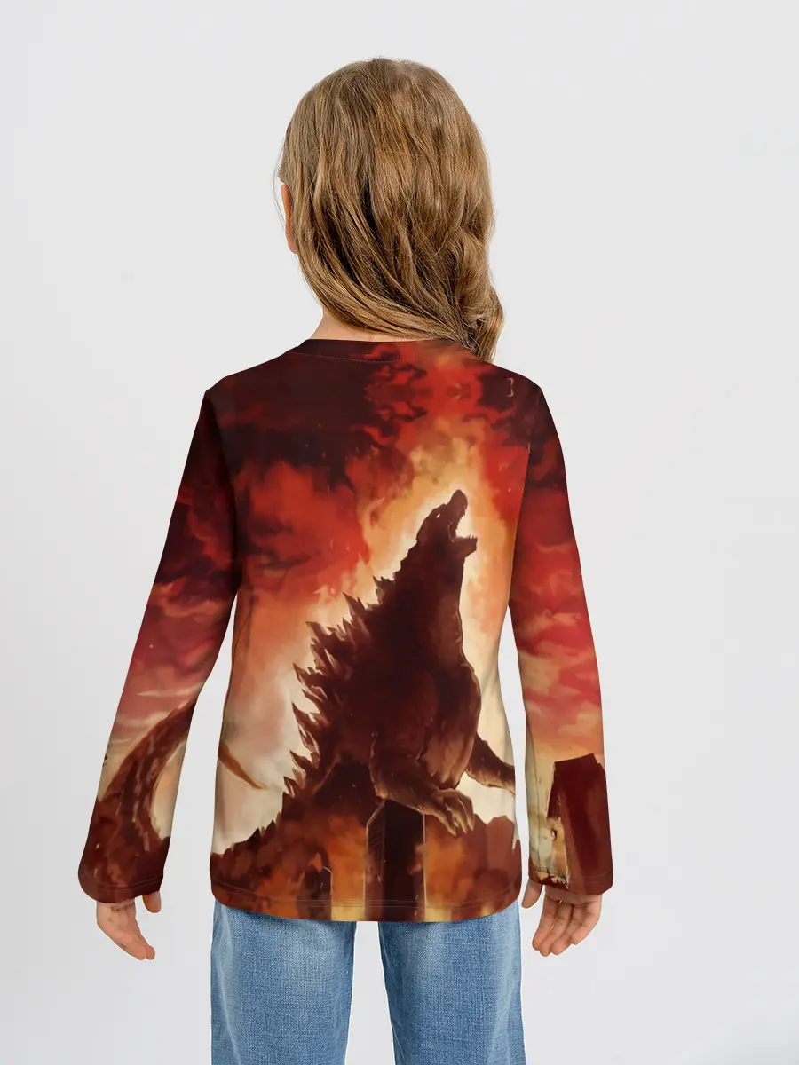 Детский лонгслив / GODZILLA