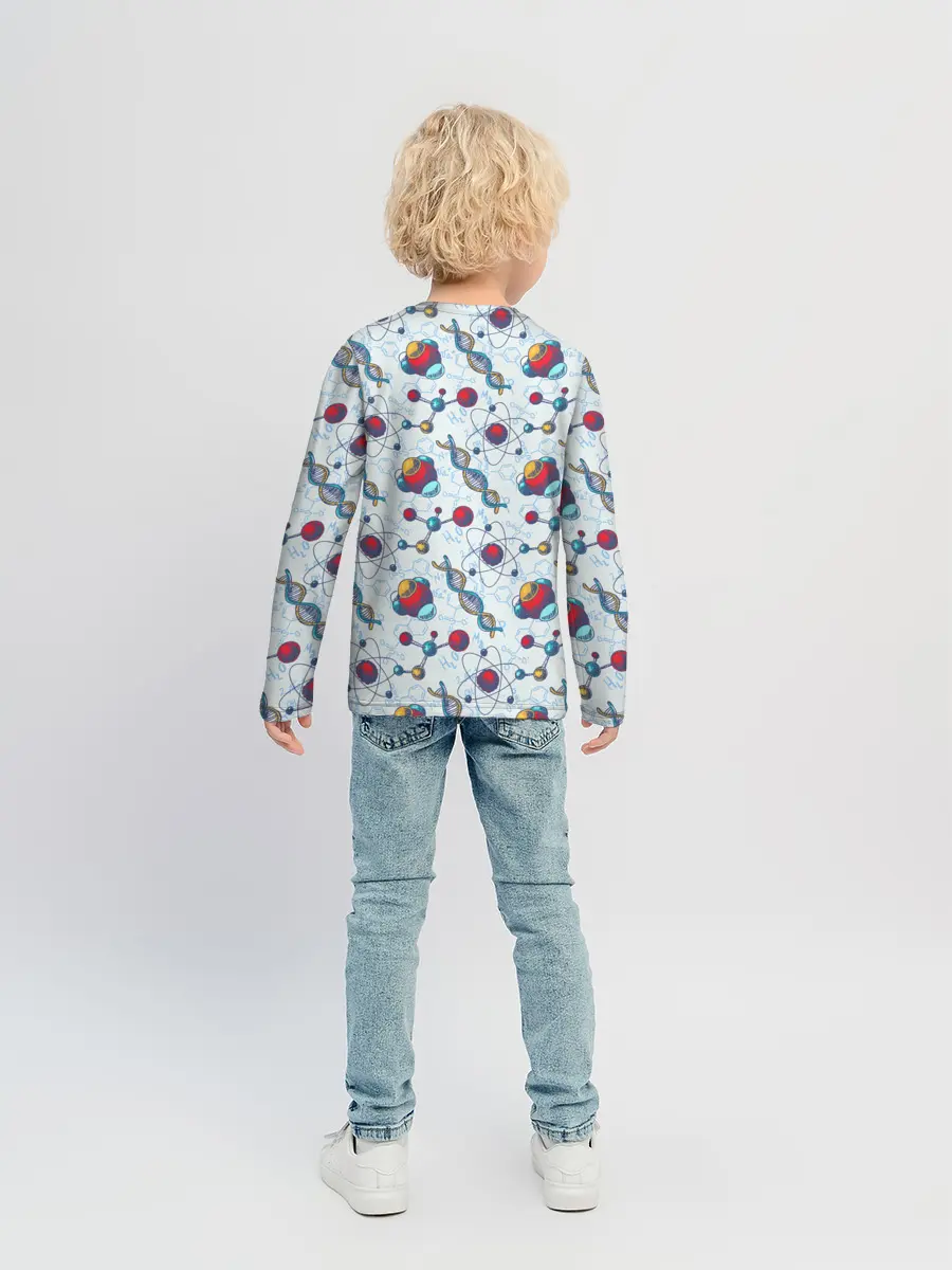 Детский лонгслив / Science art