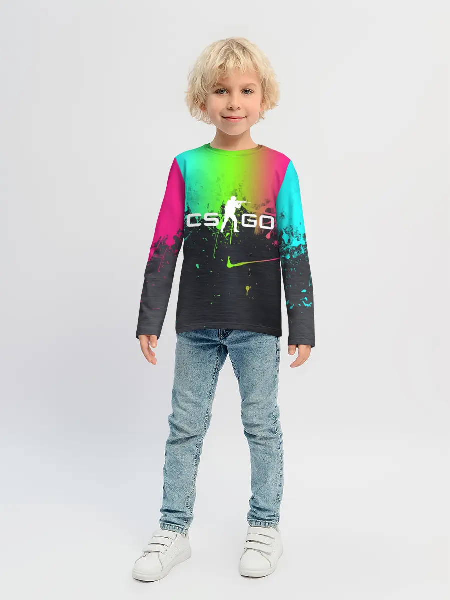 Детский лонгслив / Фосфор CS:Go