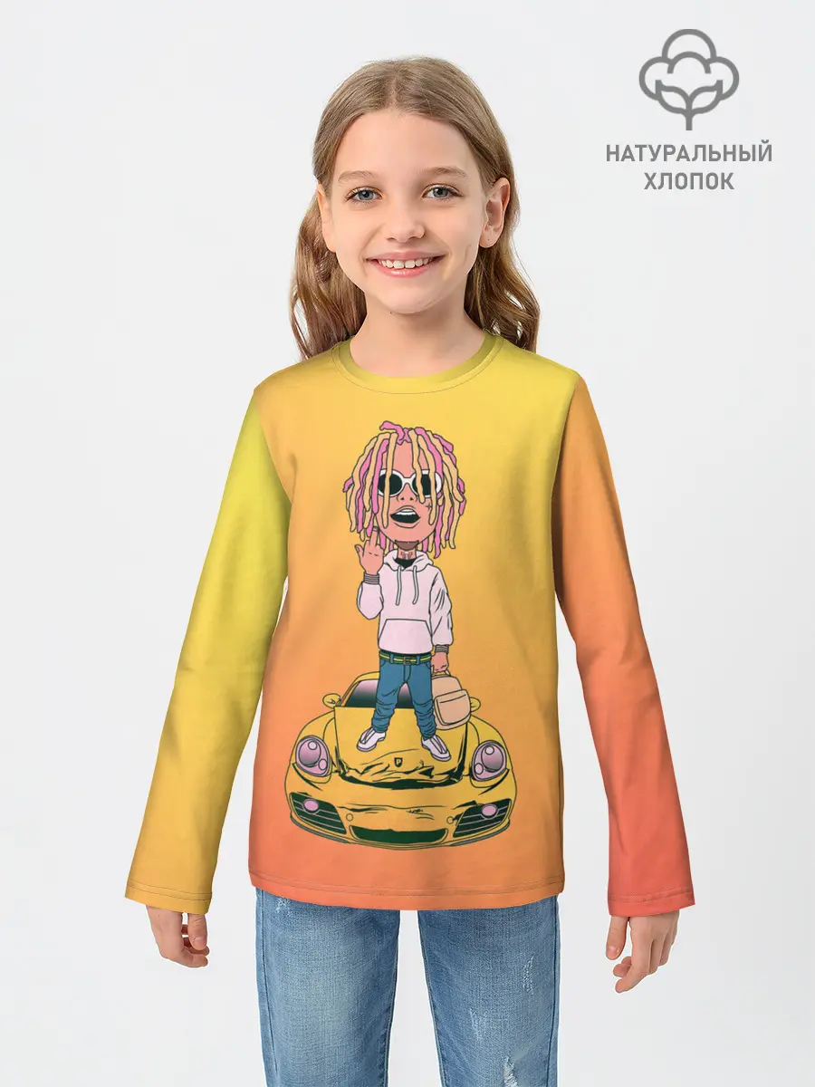 Детский лонгслив / Lil Pump - Flex Like Ouu