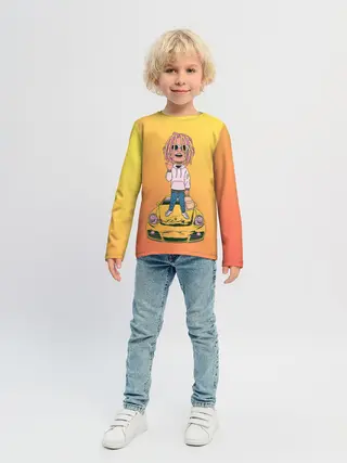 Детский лонгслив / Lil Pump - Flex Like Ouu