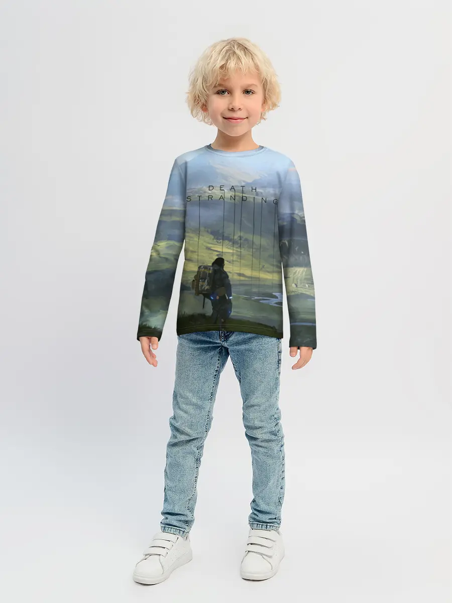 Детский лонгслив / DEATH STRANDING - СЭМ
