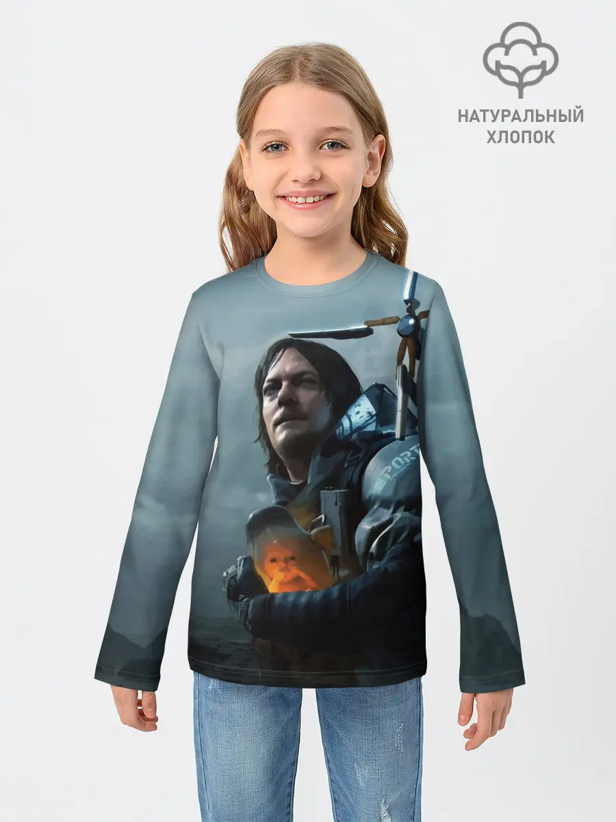 Детский лонгслив / Сэм - DEATH STRANDING