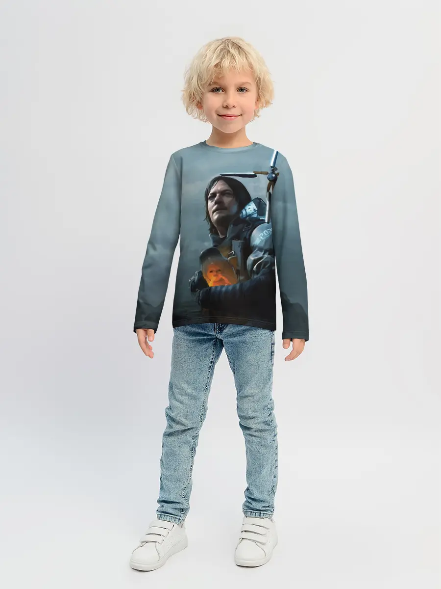 Детский лонгслив / Сэм - DEATH STRANDING