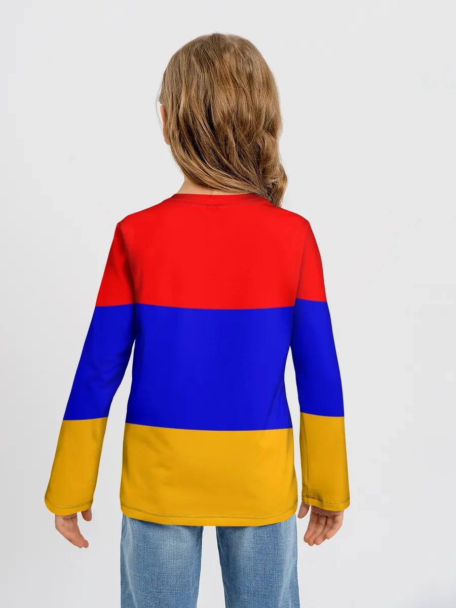 Детский лонгслив / Армения. Флаг.