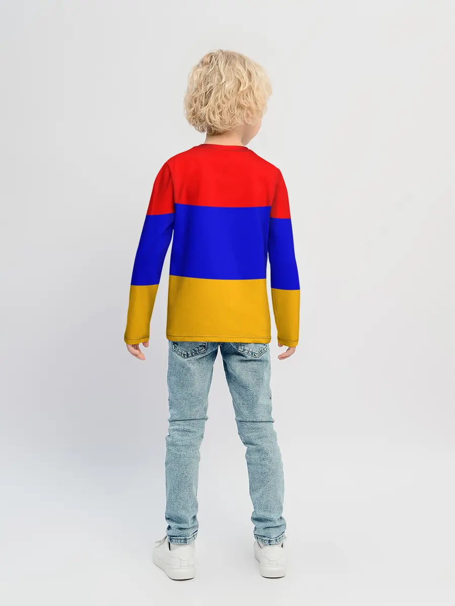 Детский лонгслив / Армения. Флаг.