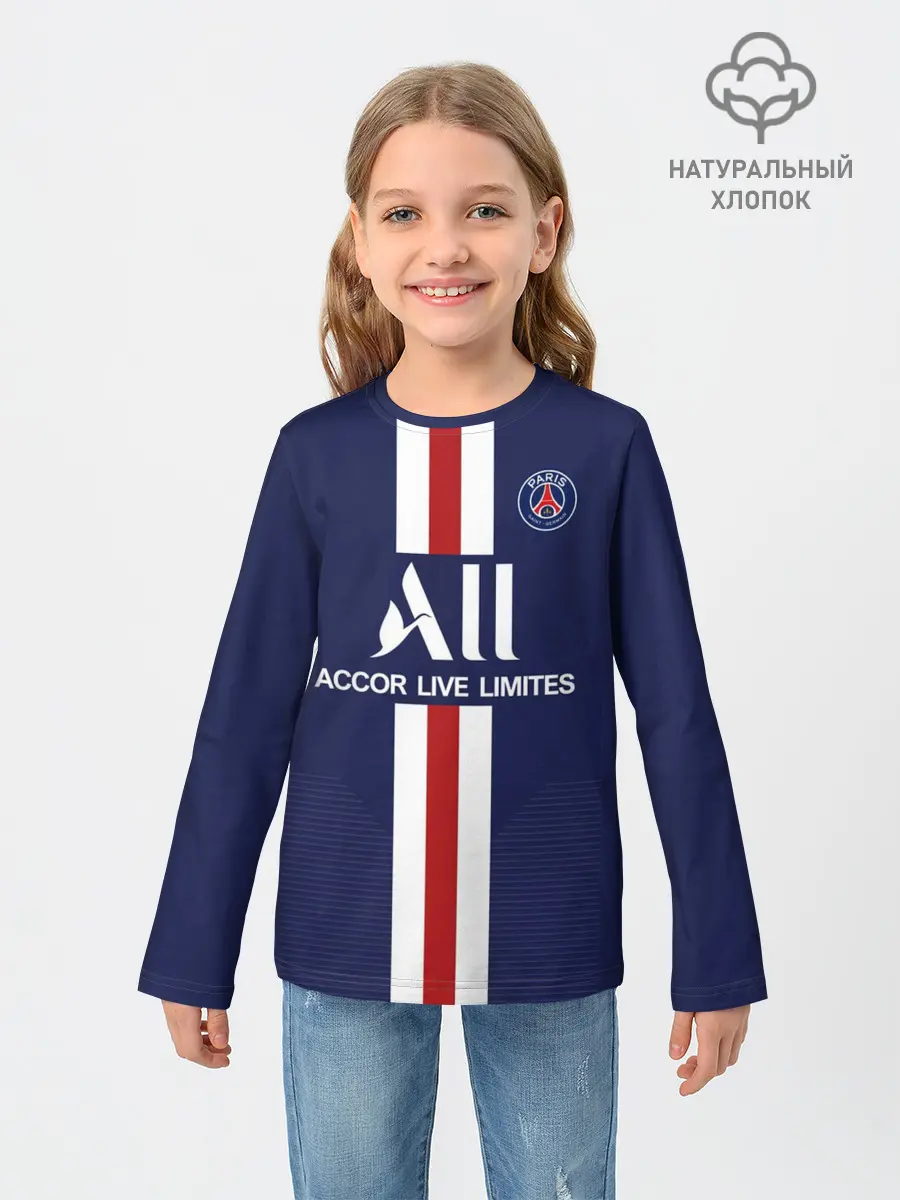 Детский лонгслив / PSG Home 19-20