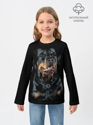 Детский лонгслив / Ротвейлер