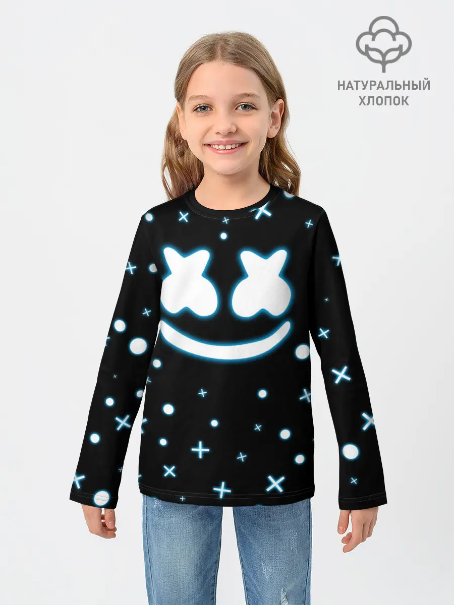 Детский лонгслив / MARSHMELLO NEON