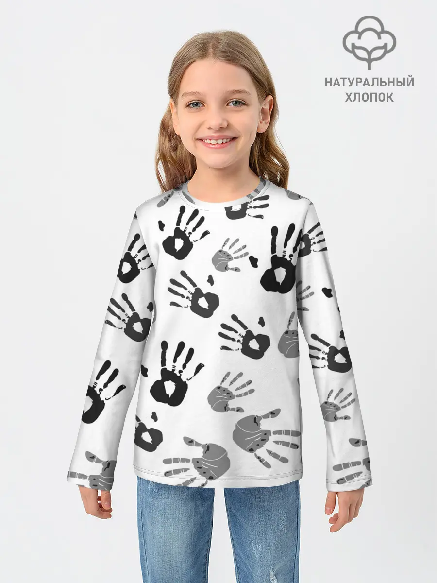 Детский лонгслив / Hands
