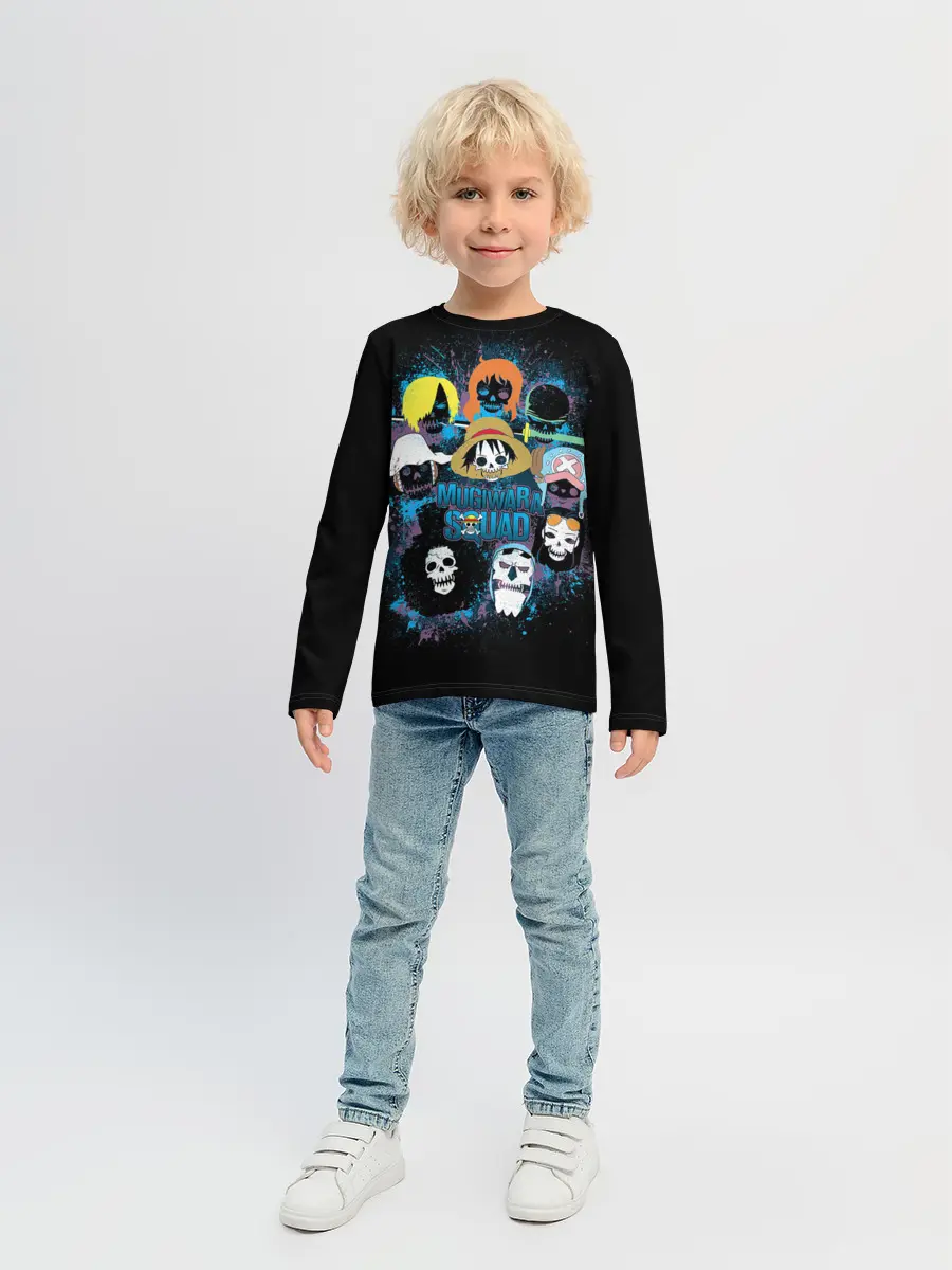 Детский лонгслив / пираты One Piece