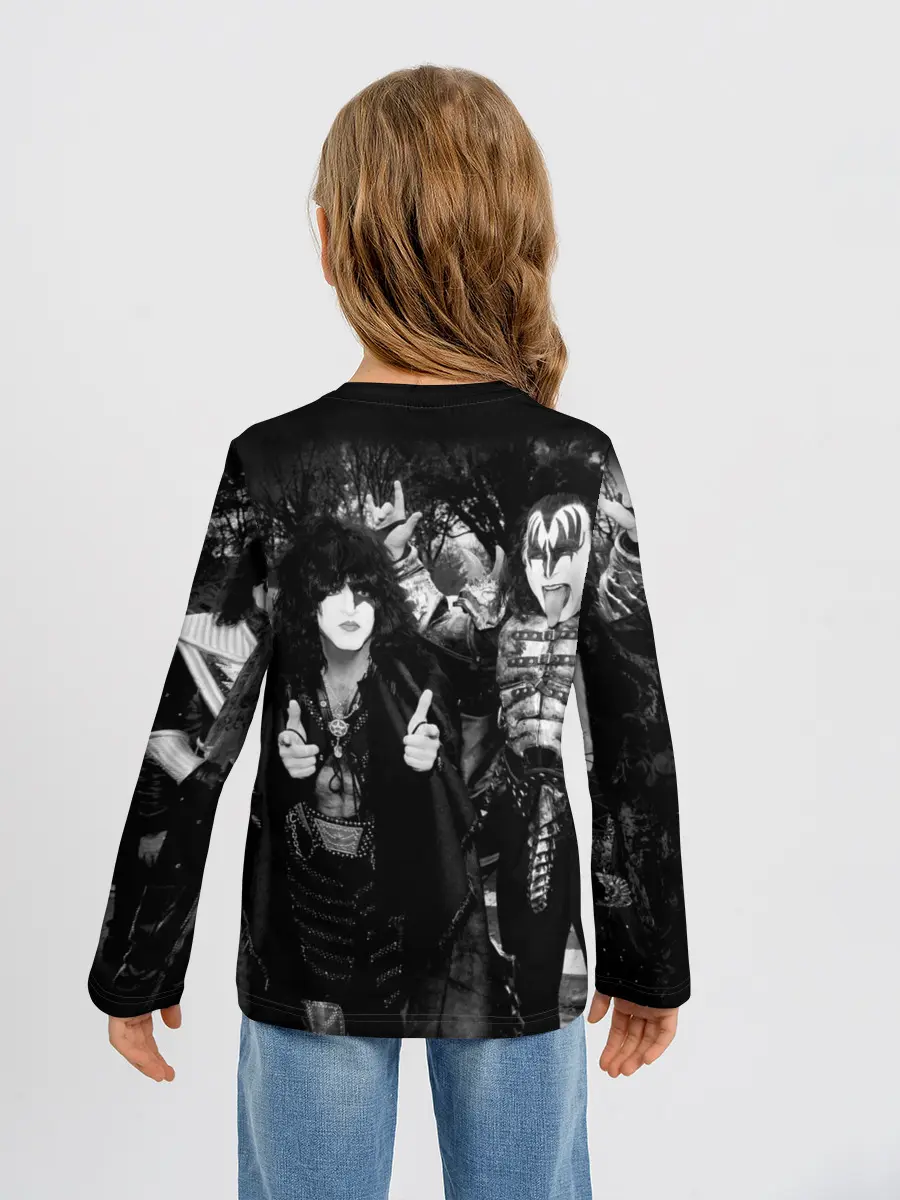 Детский лонгслив / Kiss