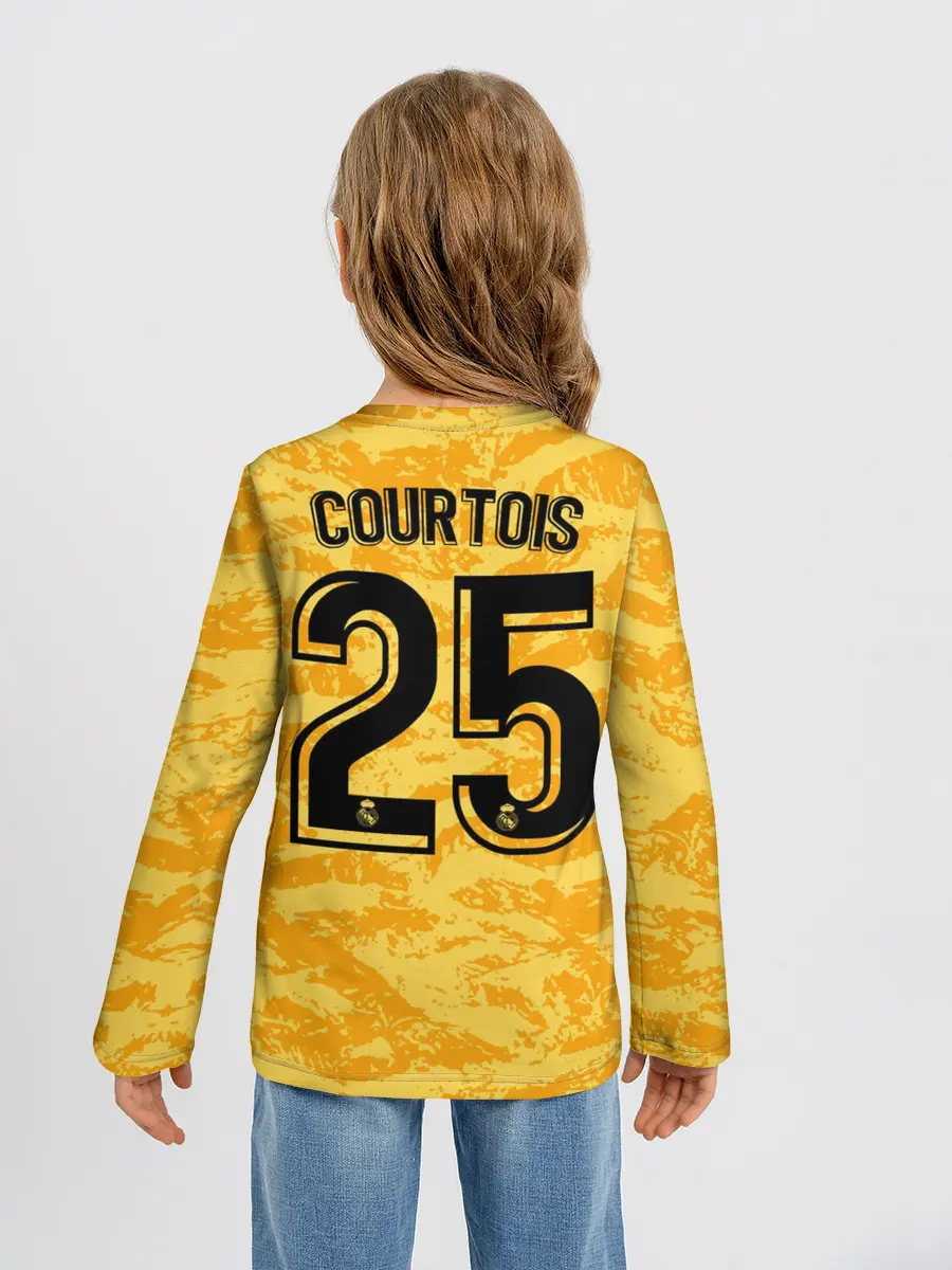 Детский лонгслив / Courtois gk home 19-20
