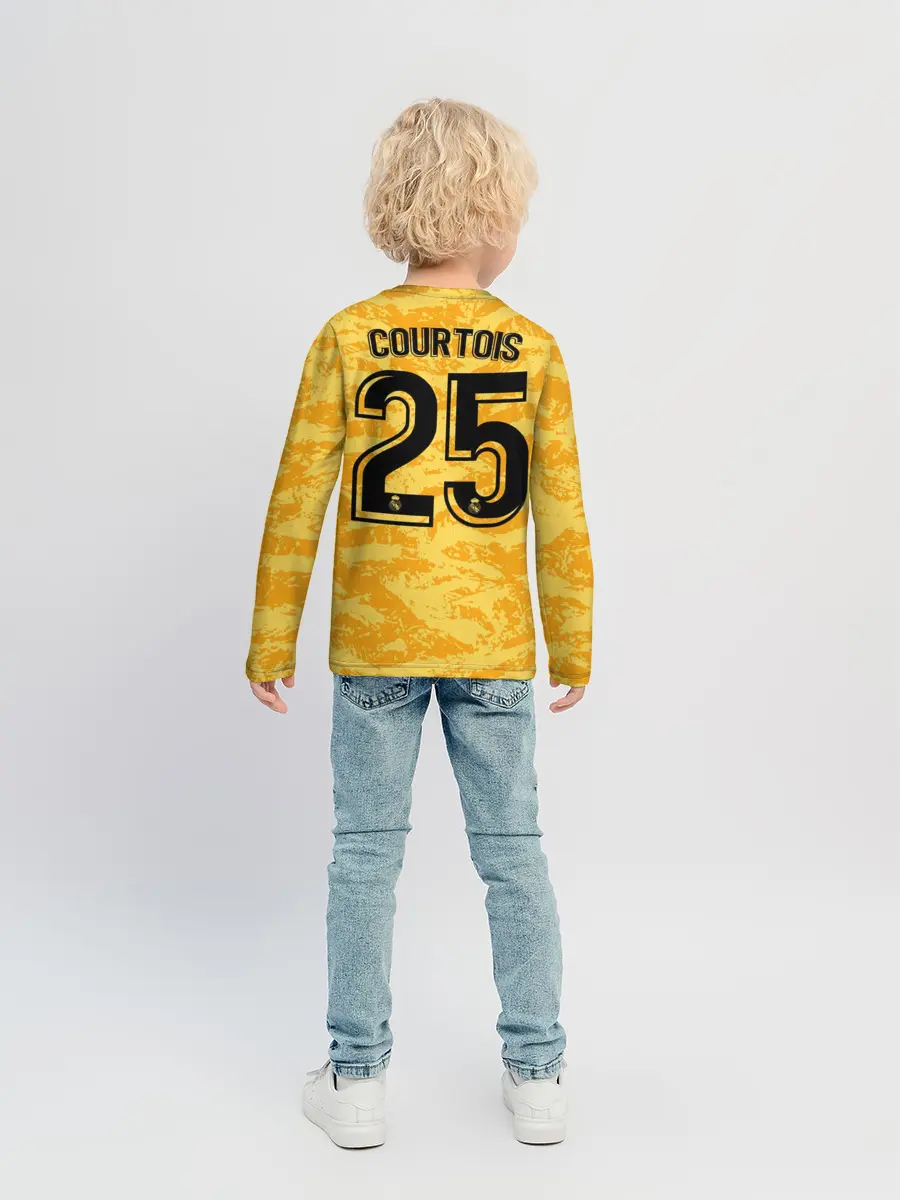 Детский лонгслив / Courtois gk home 19-20