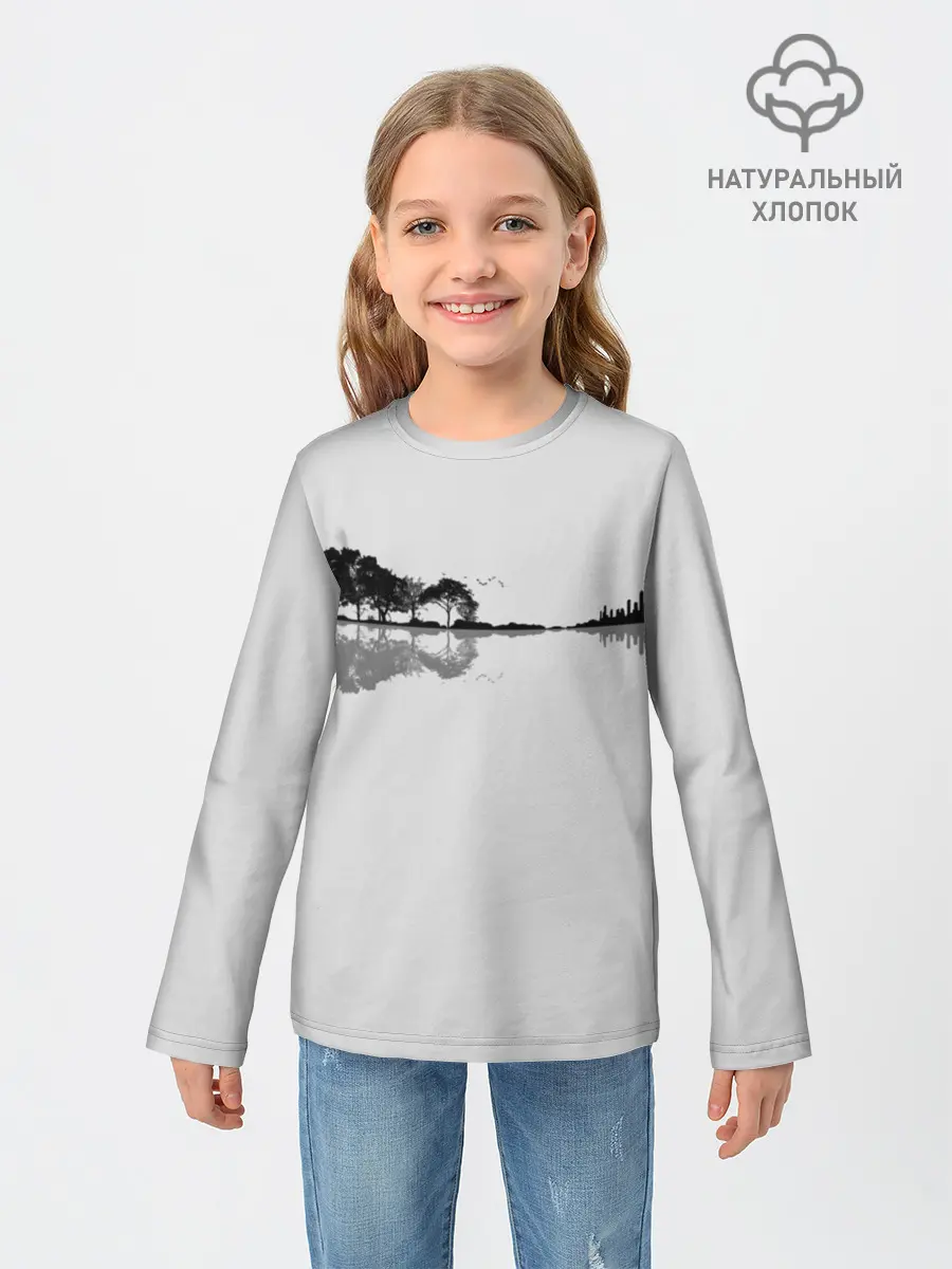 Детский лонгслив / Nature Guitar