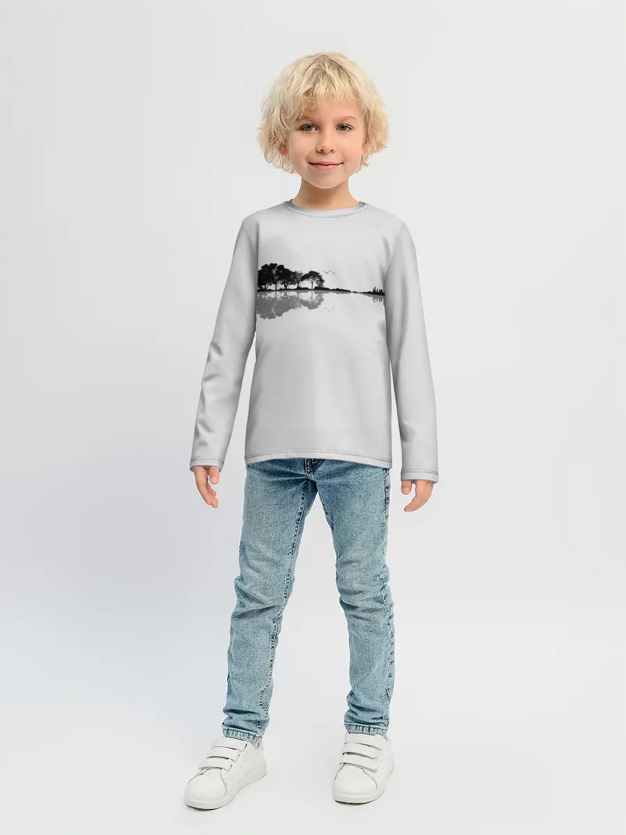 Детский лонгслив / Nature Guitar