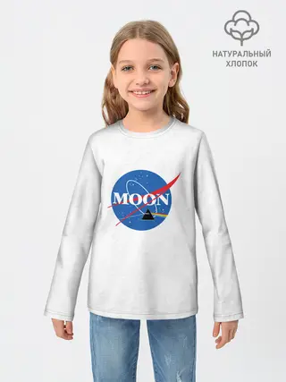 Детский лонгслив / Moon Pink Floyd