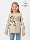 Детский лонгслив / Милый Корги