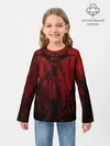 Детский лонгслив / Red-n-black okto