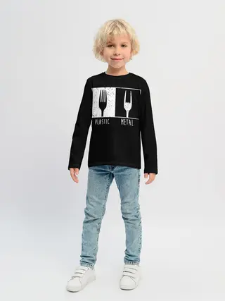 Детский лонгслив / Metal Rocks!