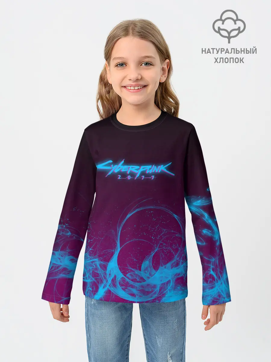 Детский лонгслив / CYBERPUNK 2077