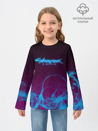 Детский лонгслив / CYBERPUNK 2077