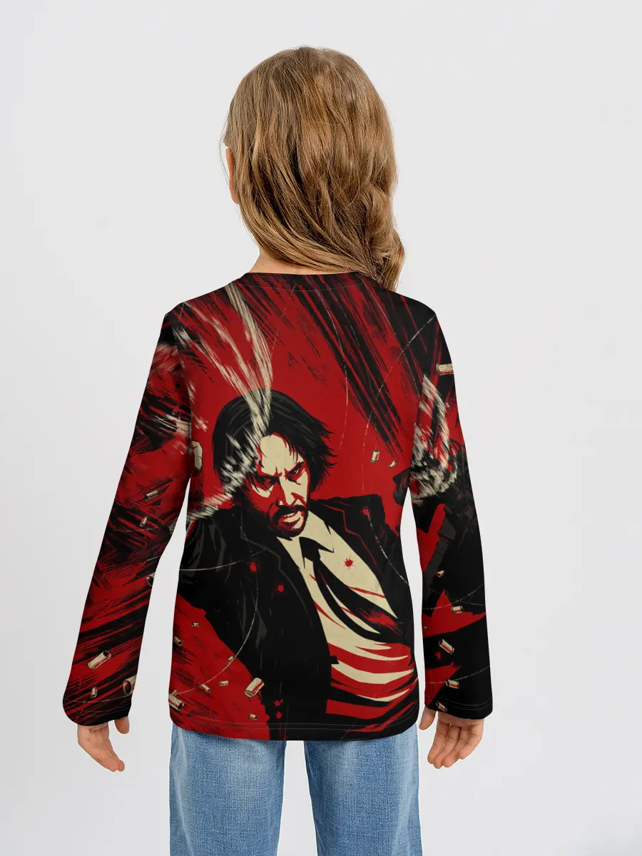 Детский лонгслив / Джон Уик