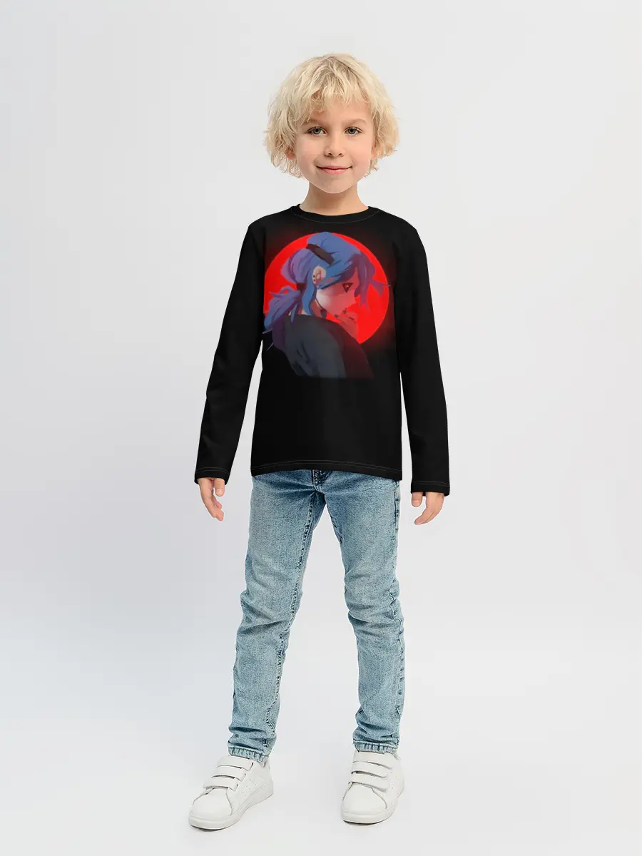 Детский лонгслив / Sally face на закате