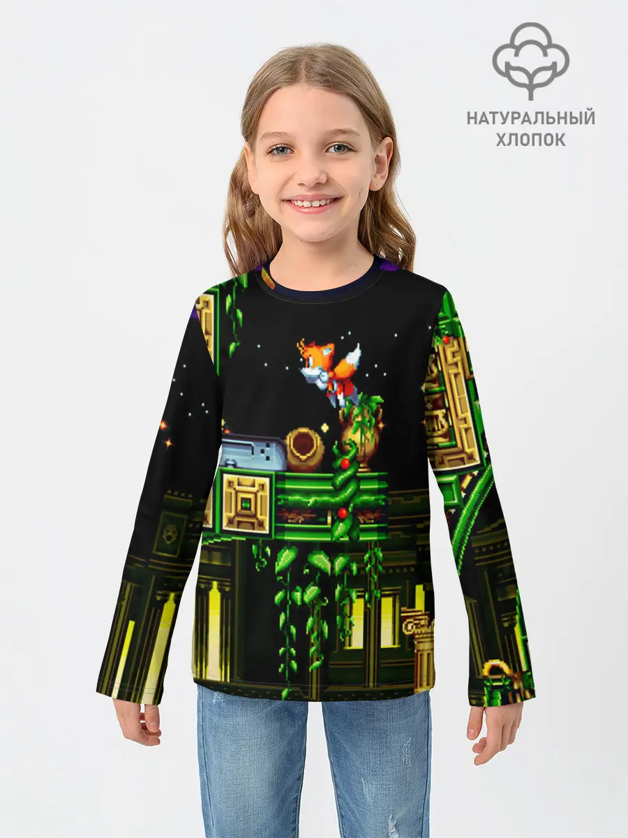 Детский лонгслив / SONIC