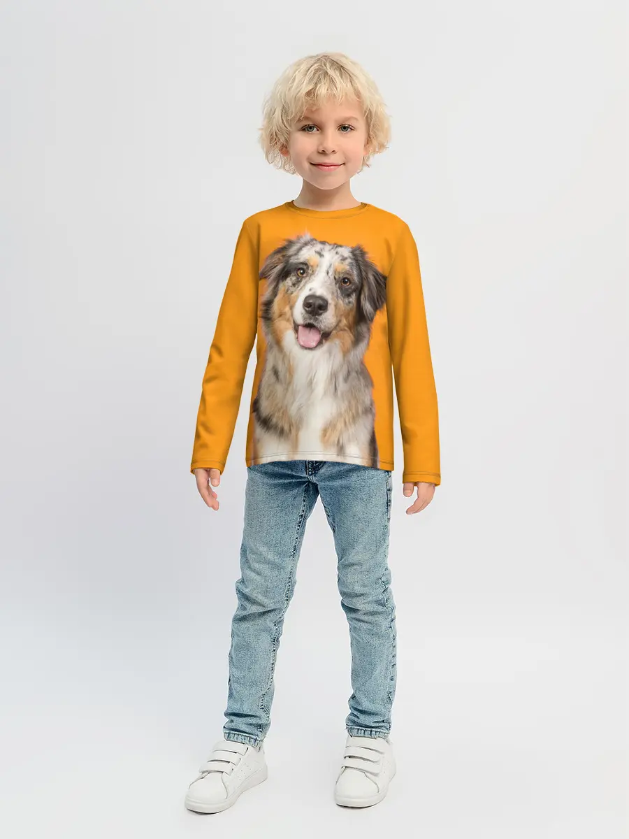 Детский лонгслив / Австралийская овчарка