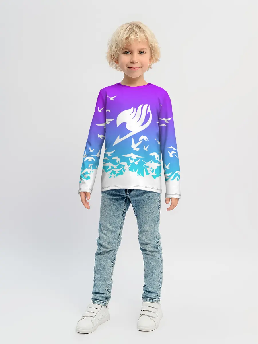 Детский лонгслив / Фейри Тейл птички
