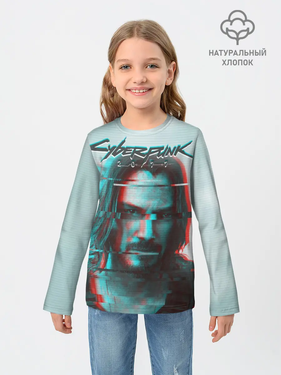 Детский лонгслив / Cyberpunk 2077