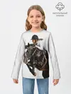 Детский лонгслив / Наездница