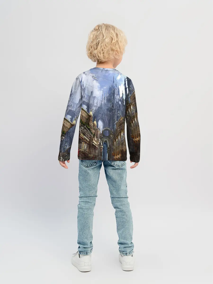 Детский лонгслив / Древний город