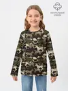 Детский лонгслив / Камуфляж