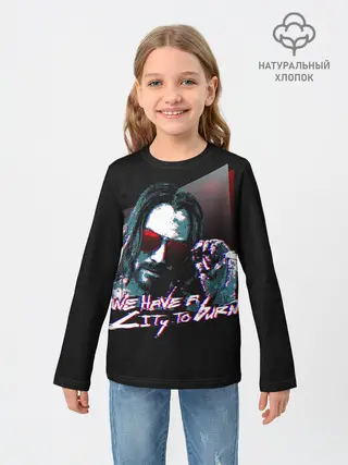 Детский лонгслив / Cyberpunk 2077