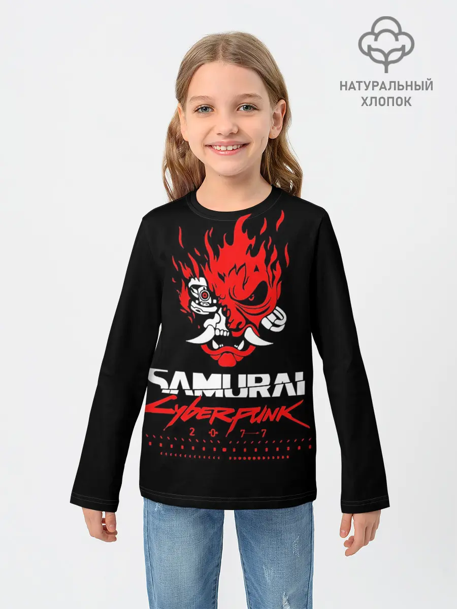Детский лонгслив / Cyberpunk 2077