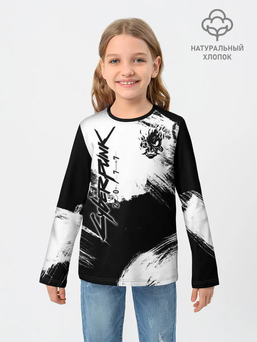 Детский лонгслив / Cyberpunk 2077