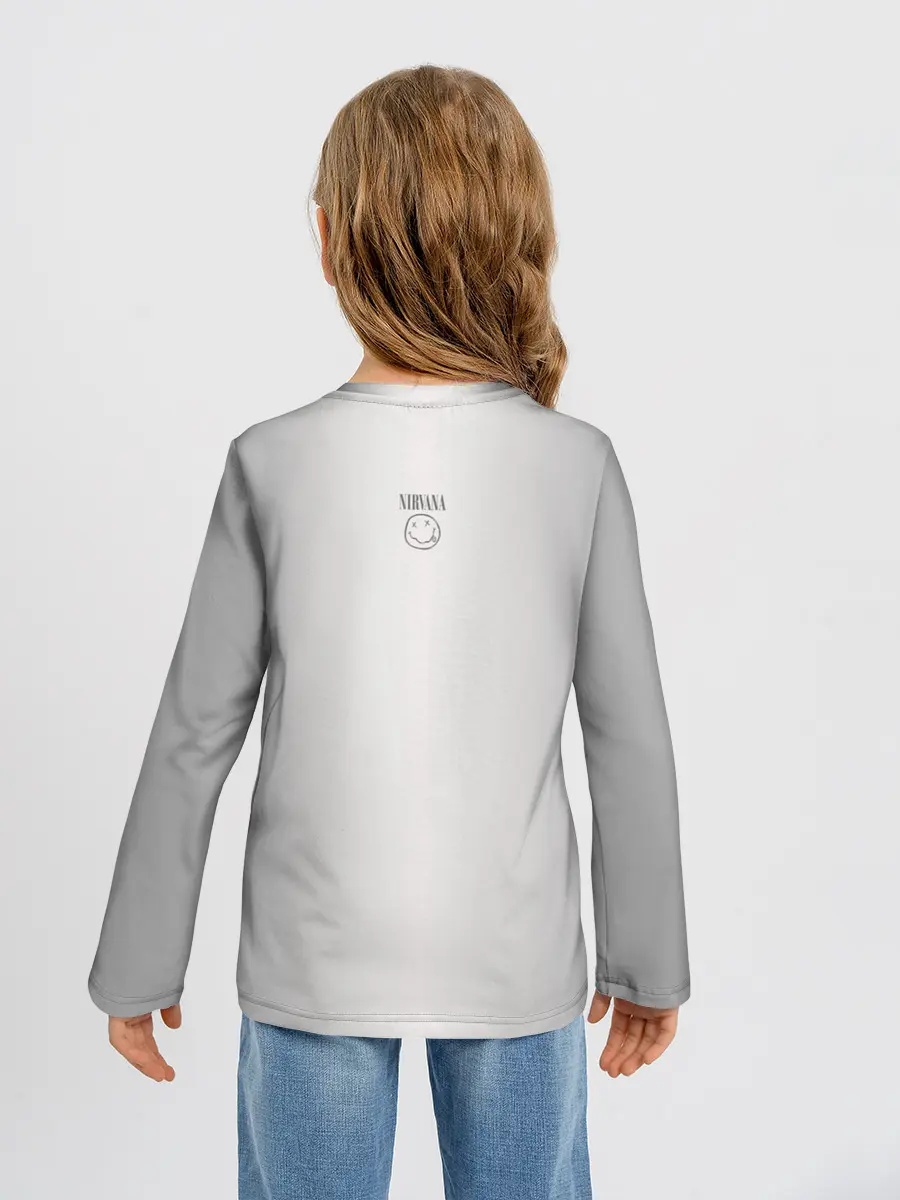 Детский лонгслив / Nirvana