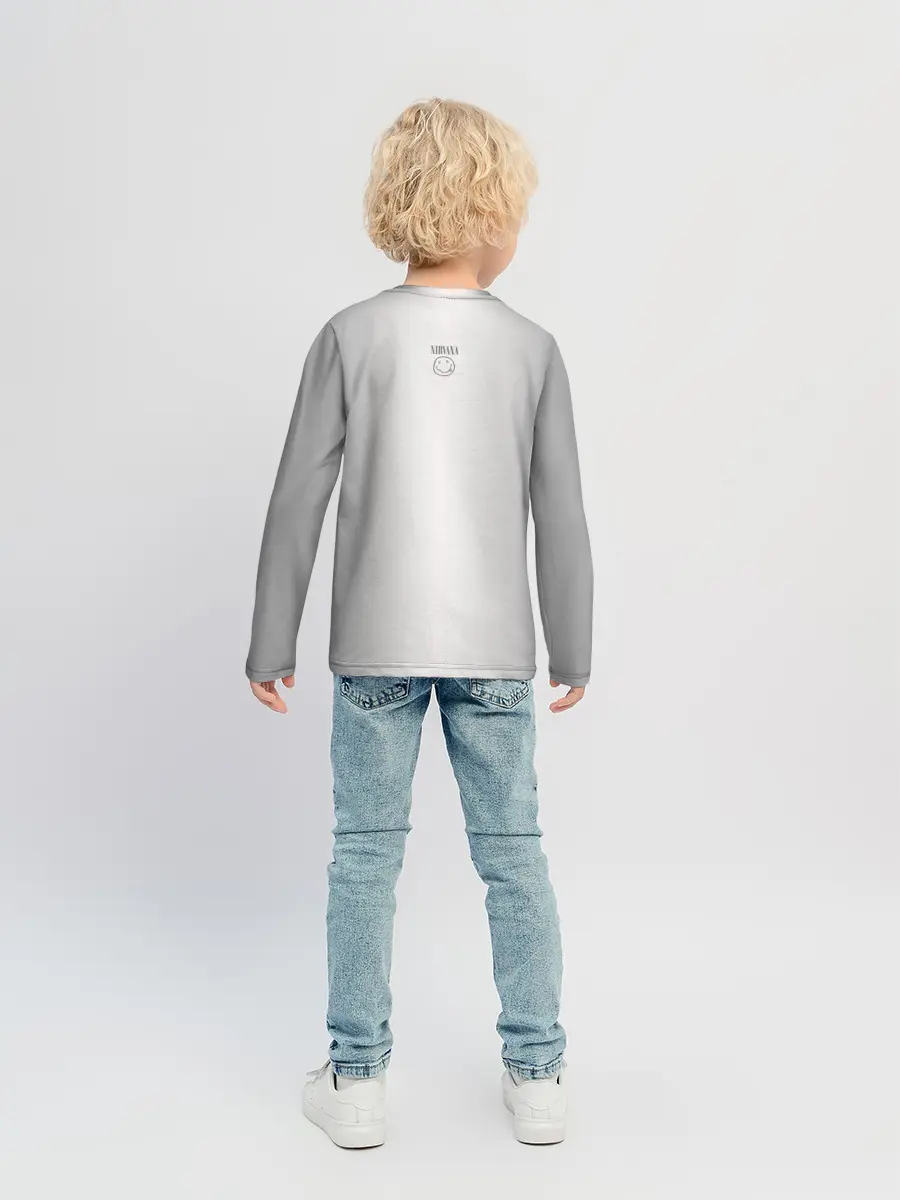 Детский лонгслив / Nirvana