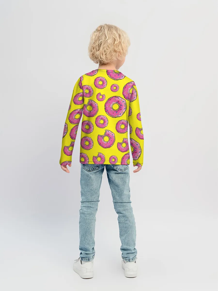 Детский лонгслив / Пончики