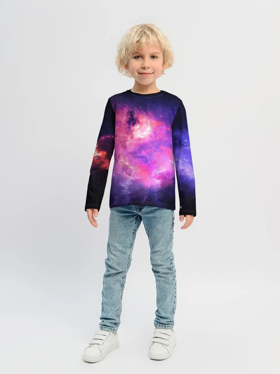 Детский лонгслив / Космос