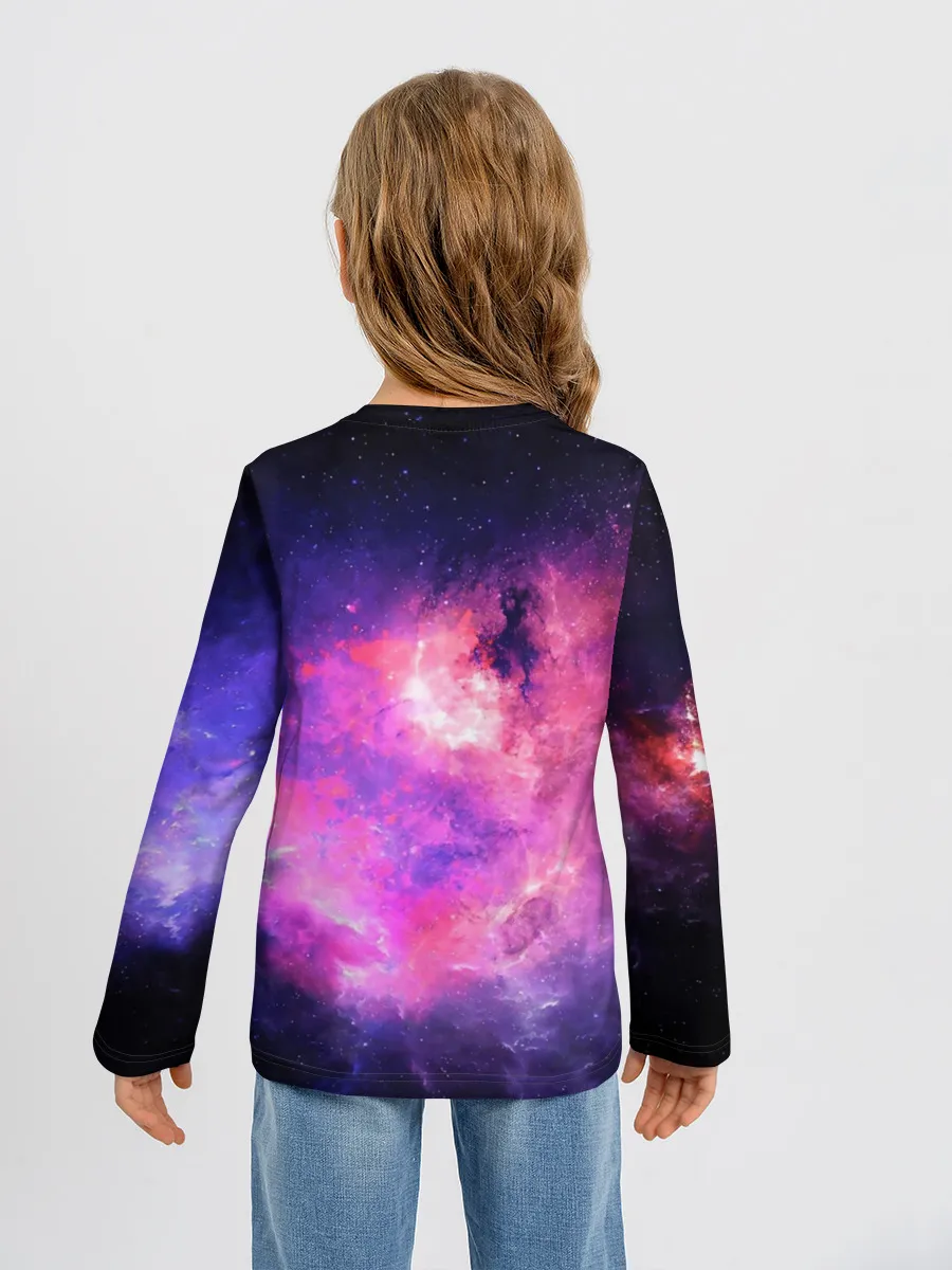 Детский лонгслив / Космос