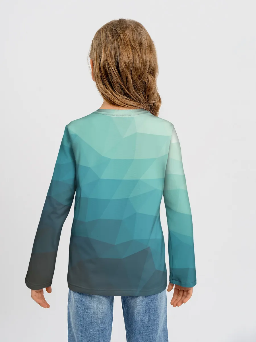 Детский лонгслив / Геометрия