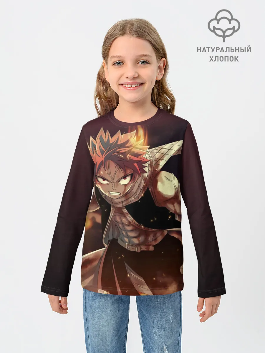 Детский лонгслив / Нацу Хвост Феи