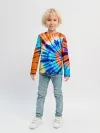 Детский лонгслив / Tie dye